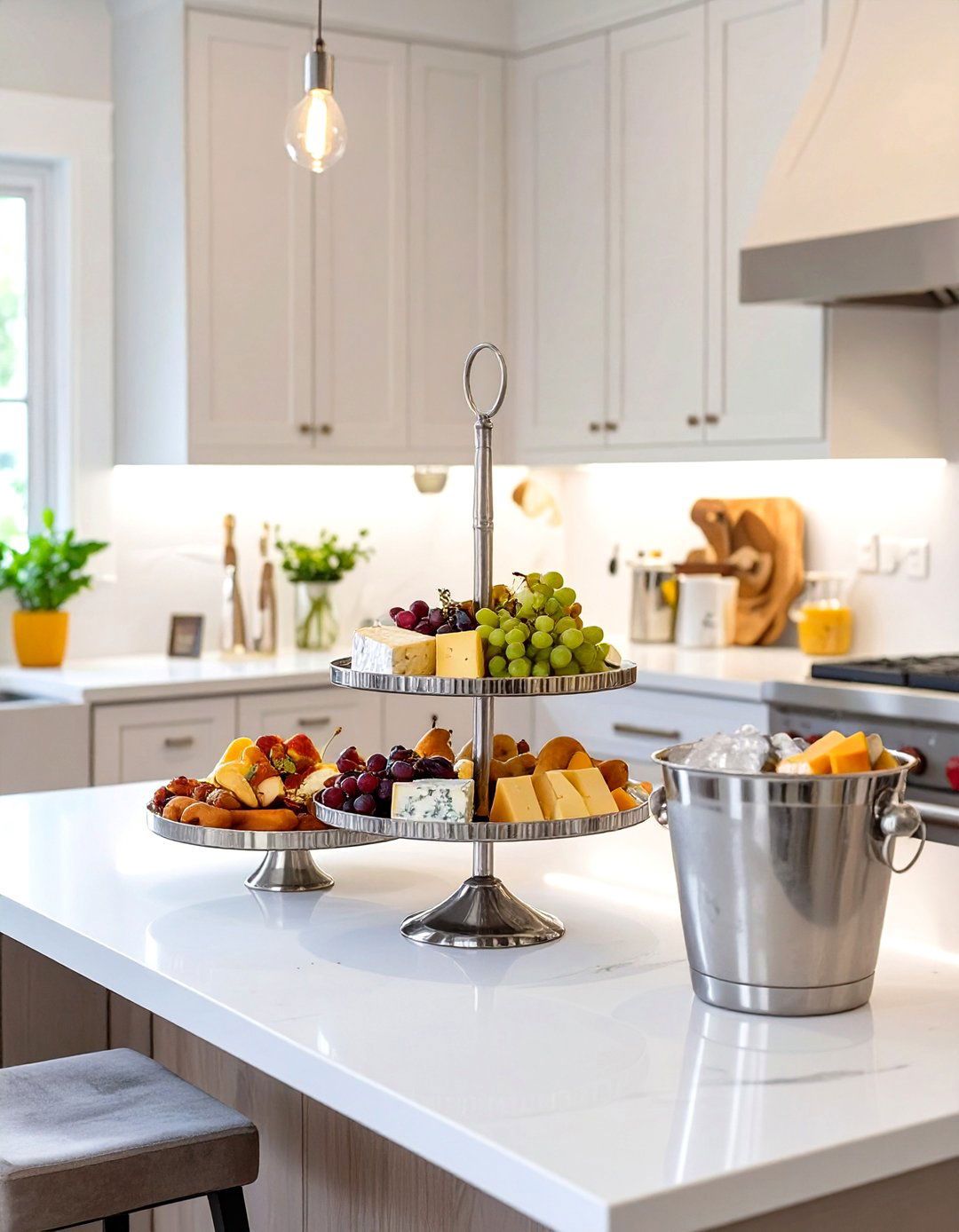 The Elegant Entertaining Kitchen Island - 30 centerpiece kitchen island decor ideas