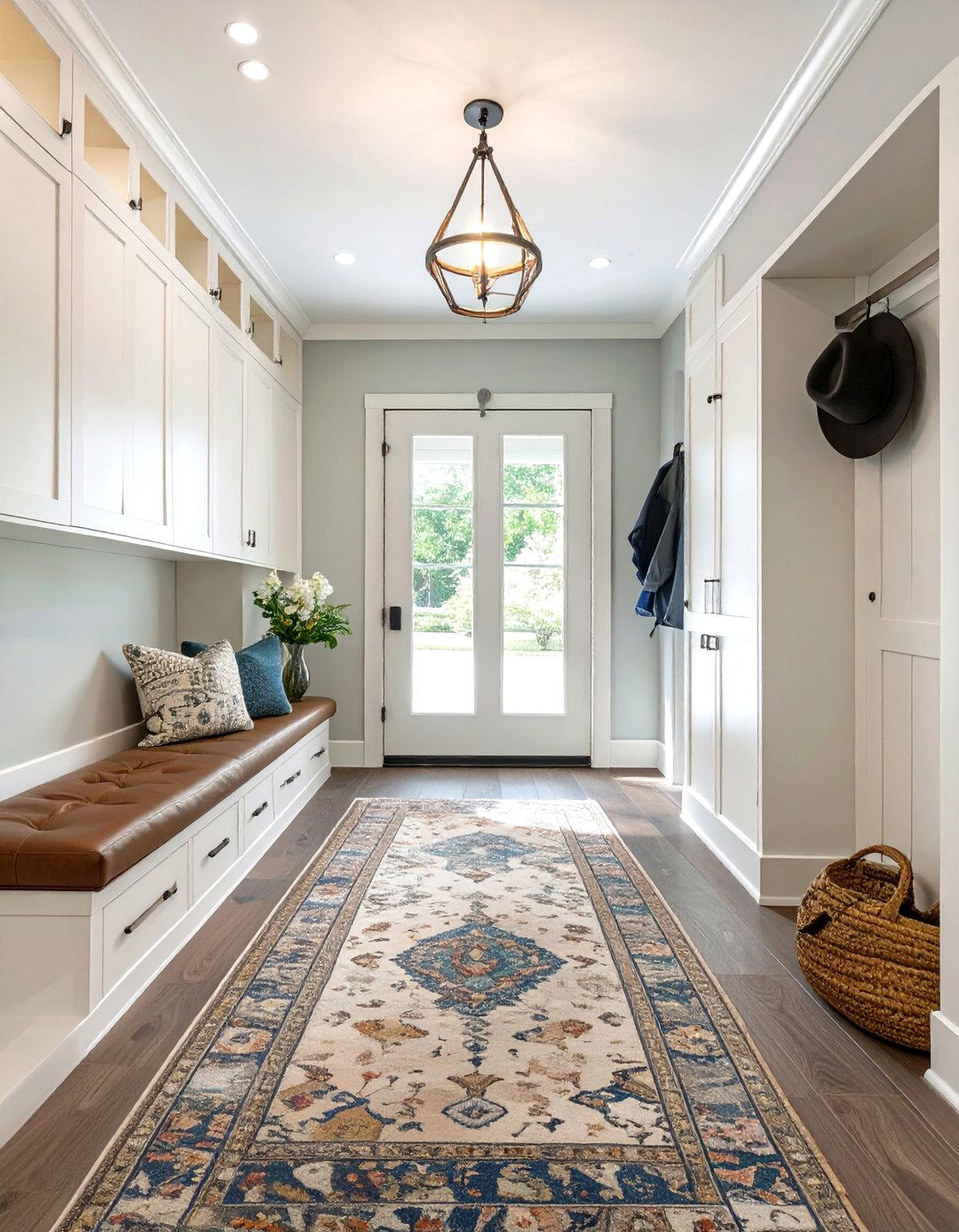 The Elegant Entry Mudroom - 30 mudroom storage ideas
