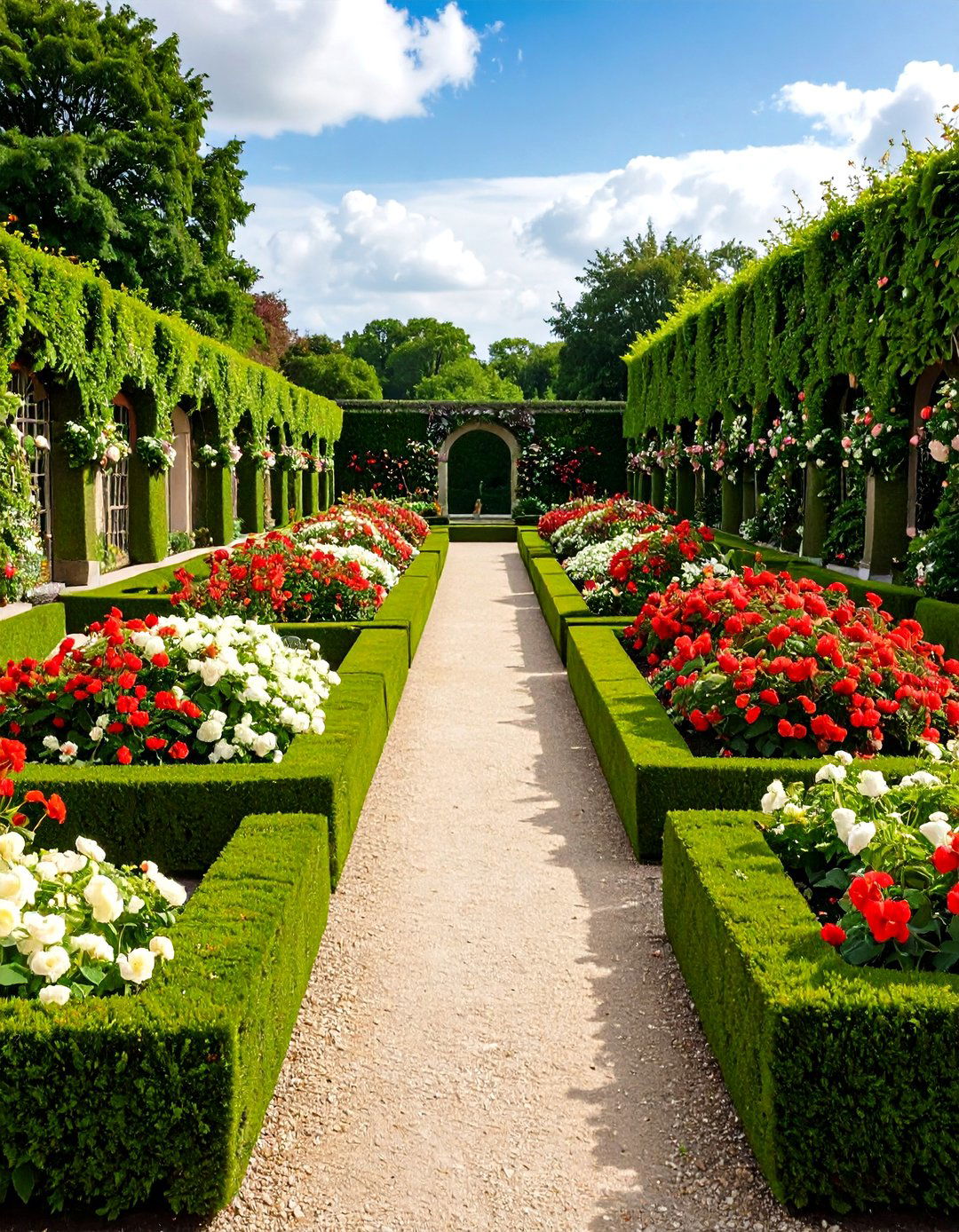 The Elegant Formal French Garden - 30 flower garden designs