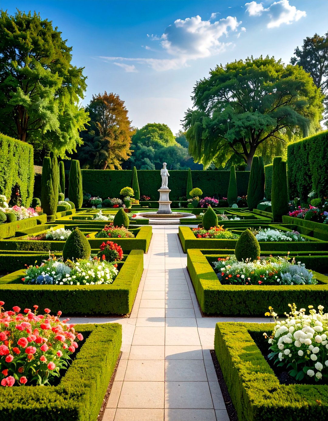The Elegant Formal Garden Design - 30 large backyard ideas