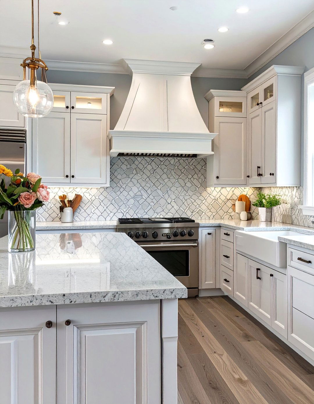 The Elegant Kitchen with Arabesque Tiles - 30 backsplash ideas for kitchen