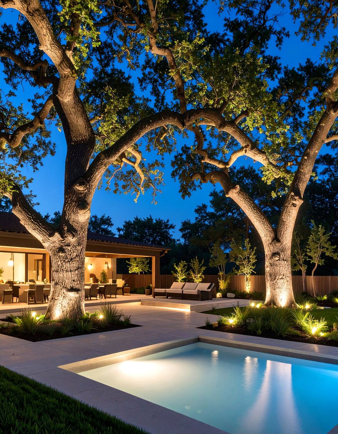 The Elegant Night Lighting Scheme - 30 buckhead landscape and design ideas