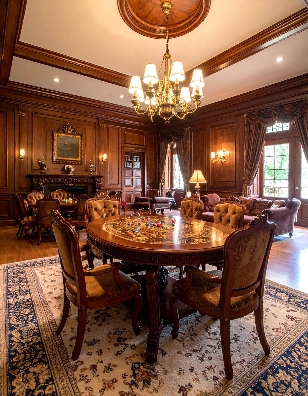 The Elegant Parlor Game Room - 30 family game room ideas
