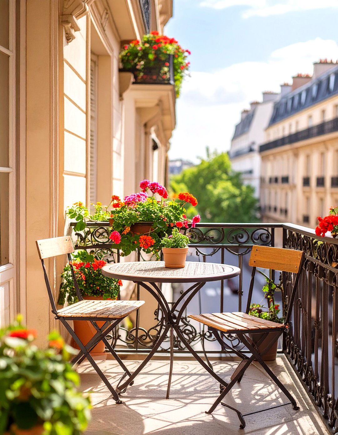 The Elegant Simplicity of a Parisian Balcony - 30 modern french interior design ideas