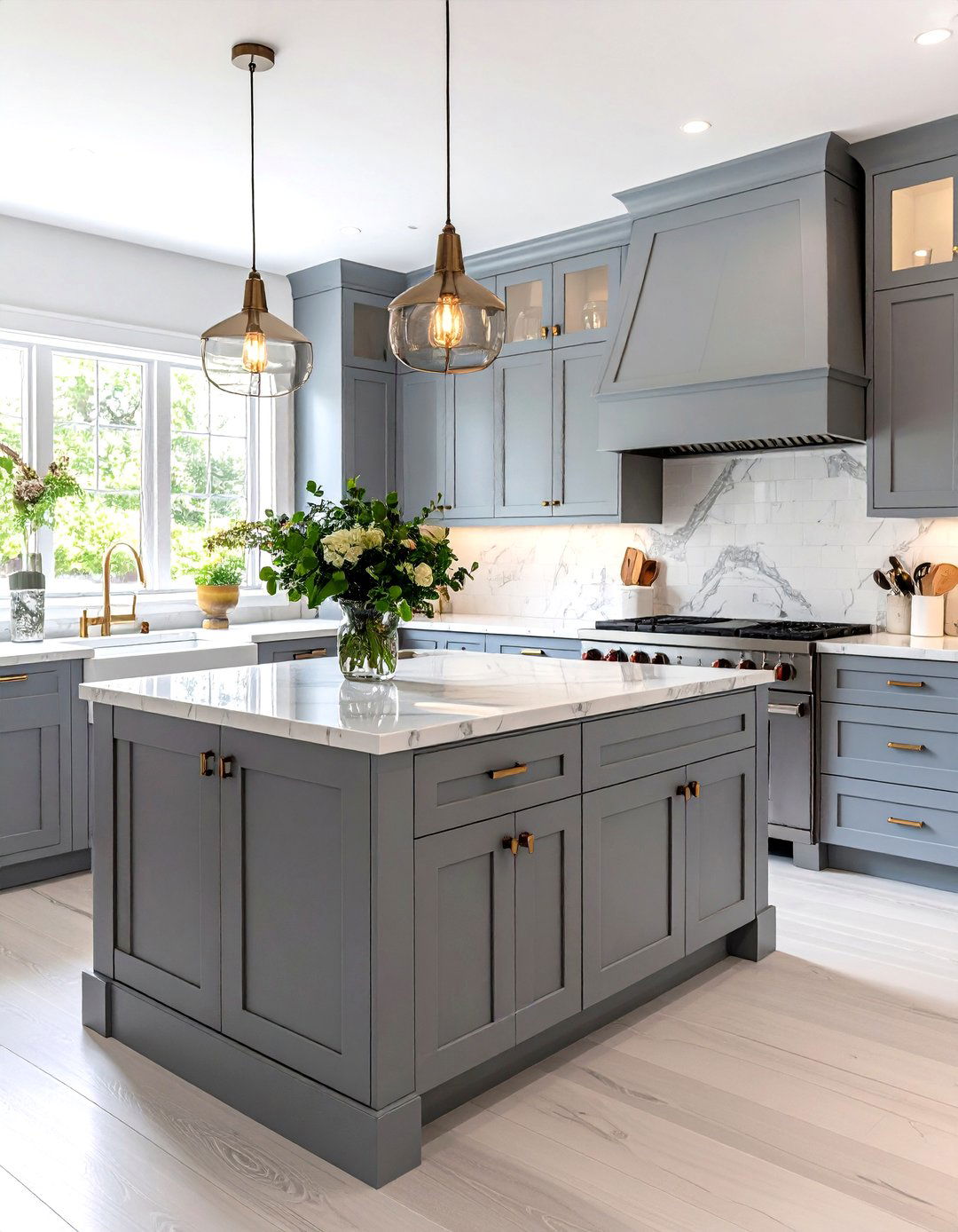 The Elegant Transitional Galley Kitchen - 30 galley kitchen designs