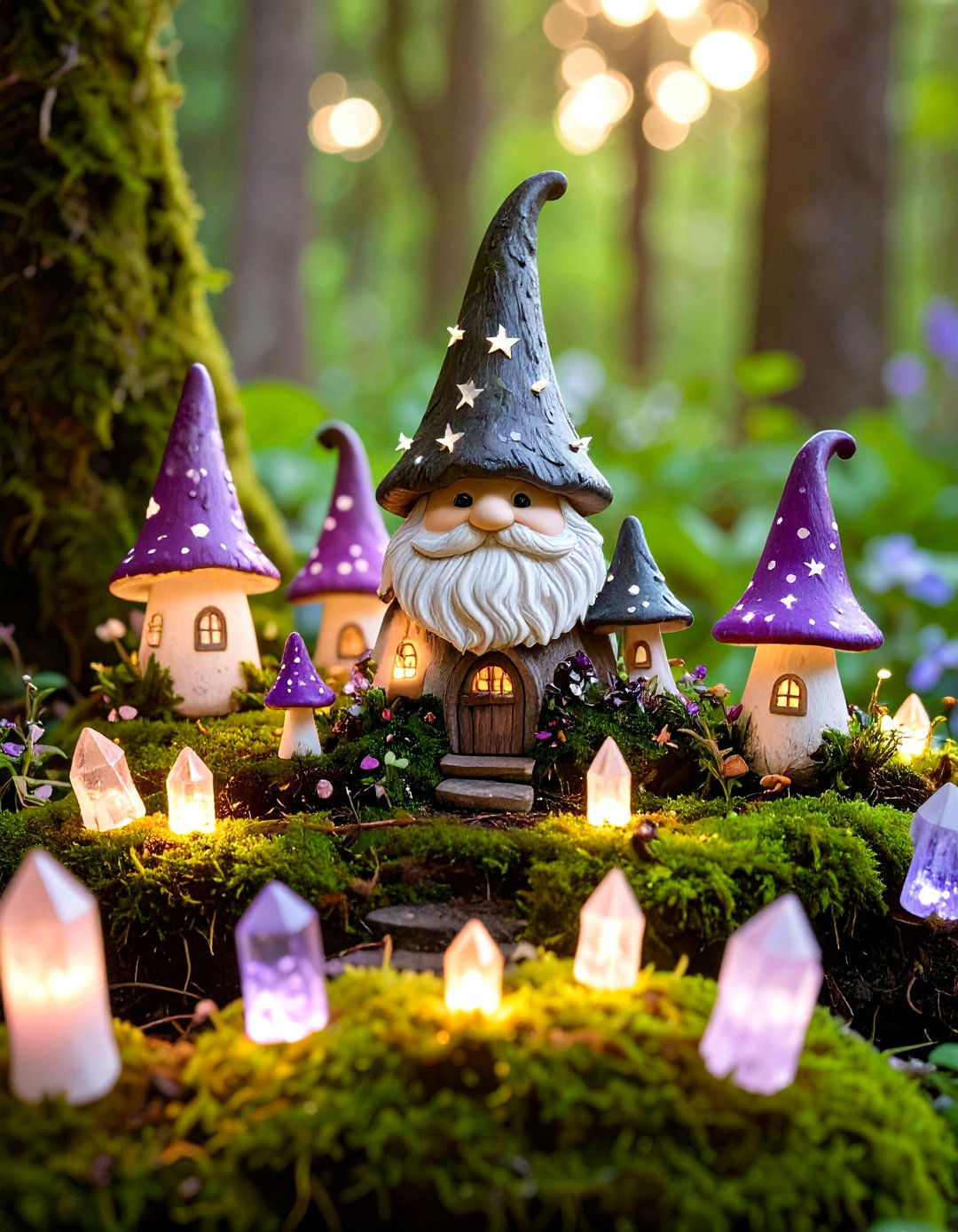 The Enchanted Forest Gnome Garden - 30 gnome garden ideas