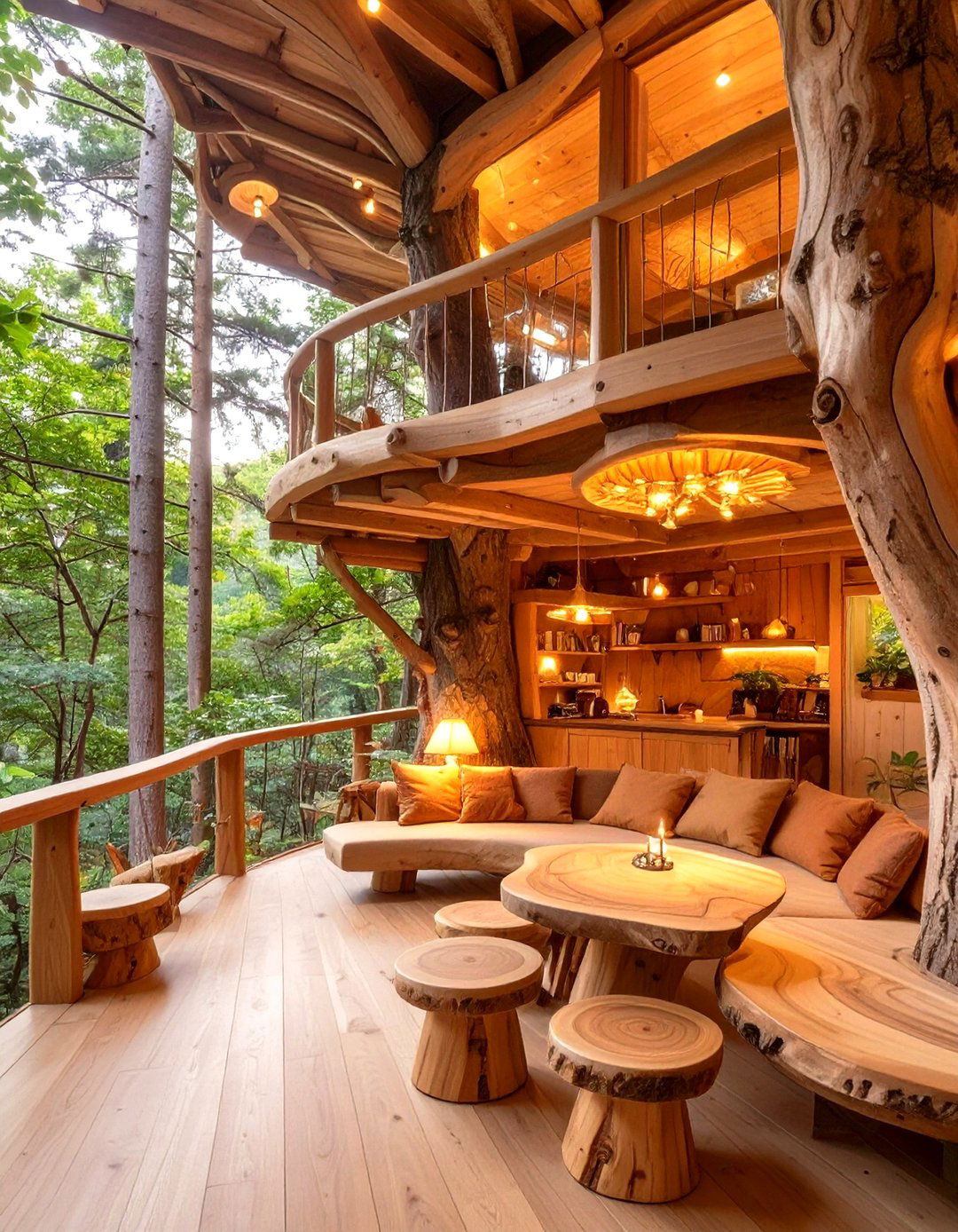 The Enchanted Forest Treehouse Sanctuary - 30 home design game ideas
