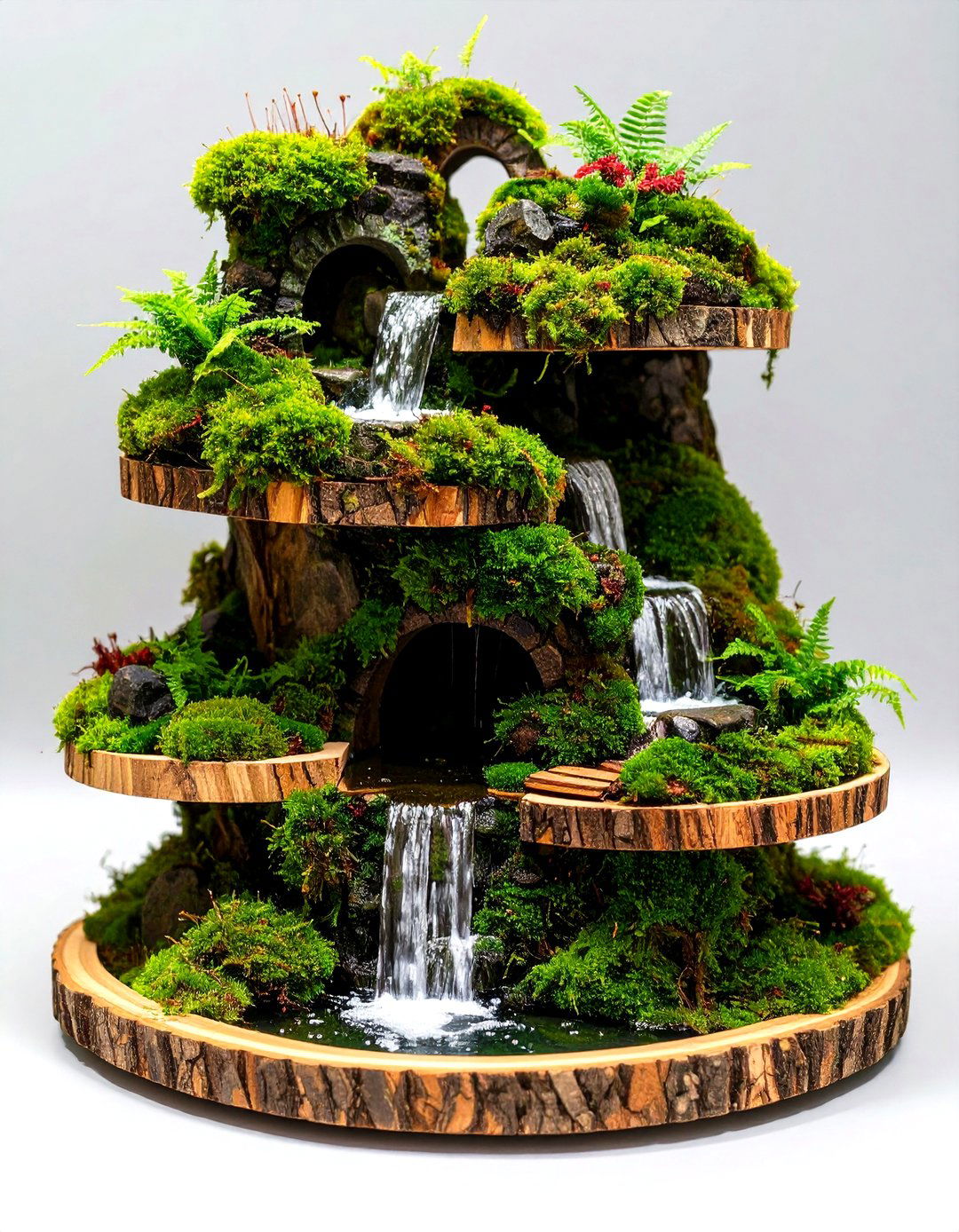 The Enchanted Waterfall Garden - 30 fairy garden ideas landscaping