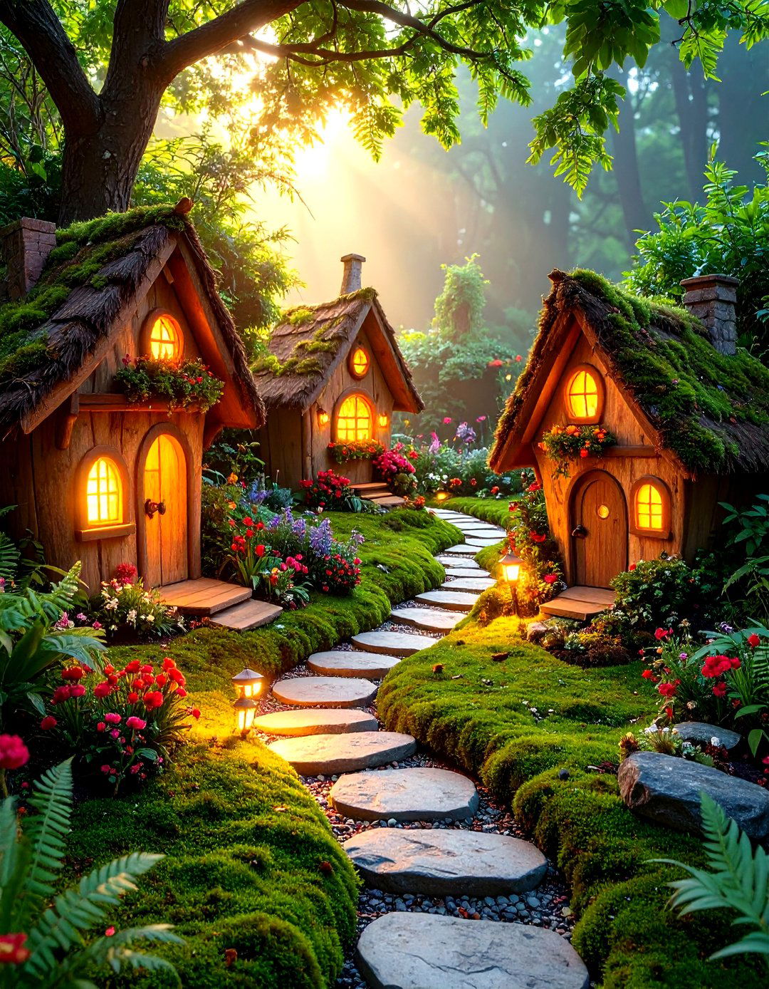 The Enchanted Woodland Fairy Garden - 30 large outdoor fairy garden ideas