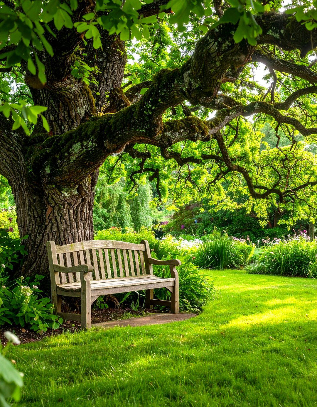 The Enchanting Tree Surround Garden Bench - 30 garden bench ideas