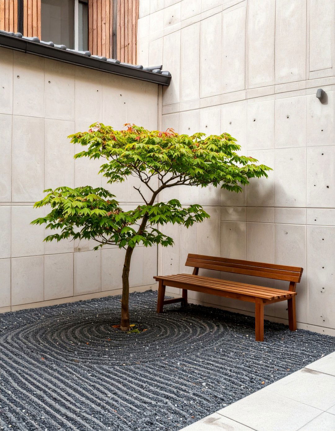 The Enclosed Courtyard Zen Garden - 30 ai zen garden design ideas