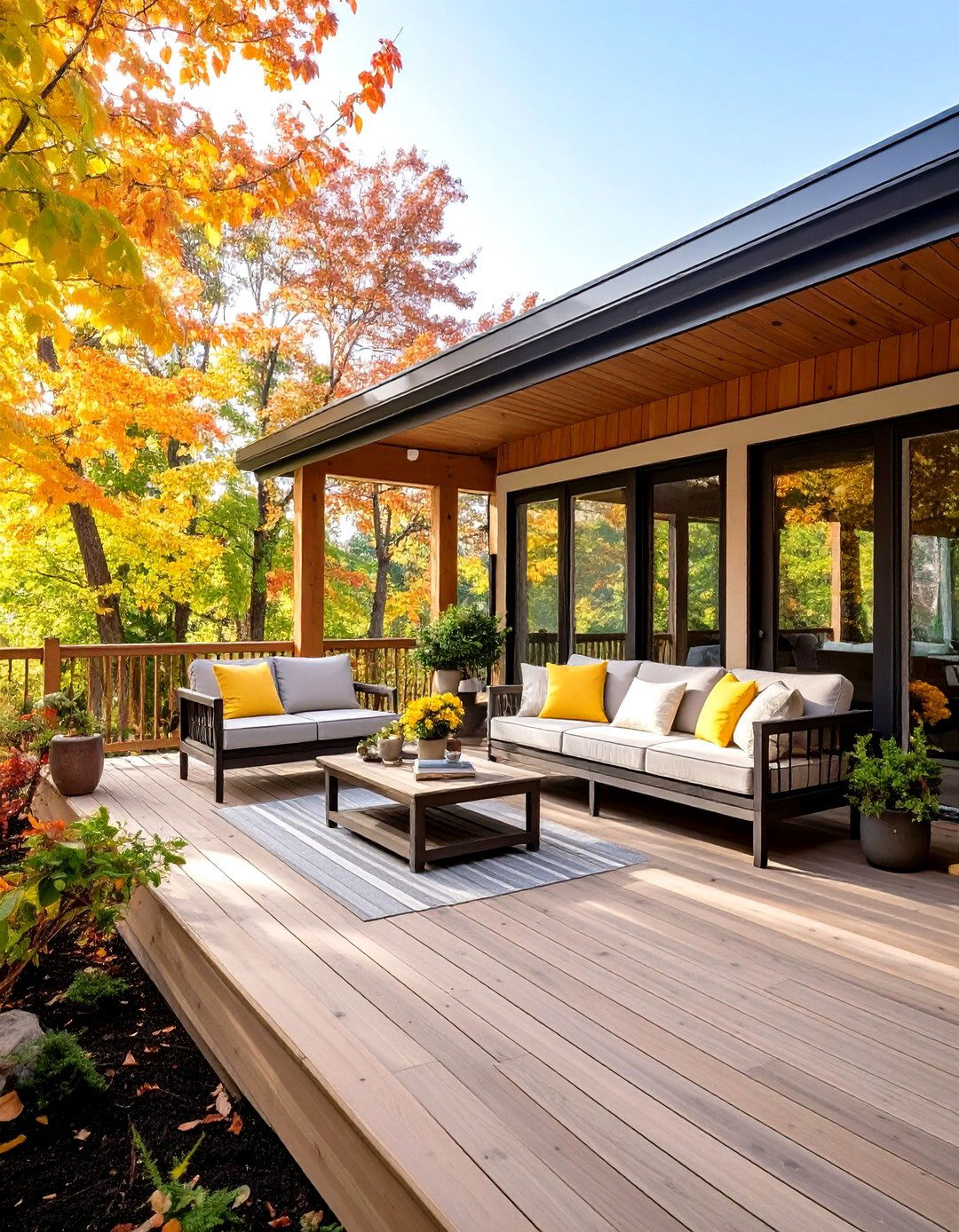 The Enclosed Sunroom Porch - 30 front porch roof ideas