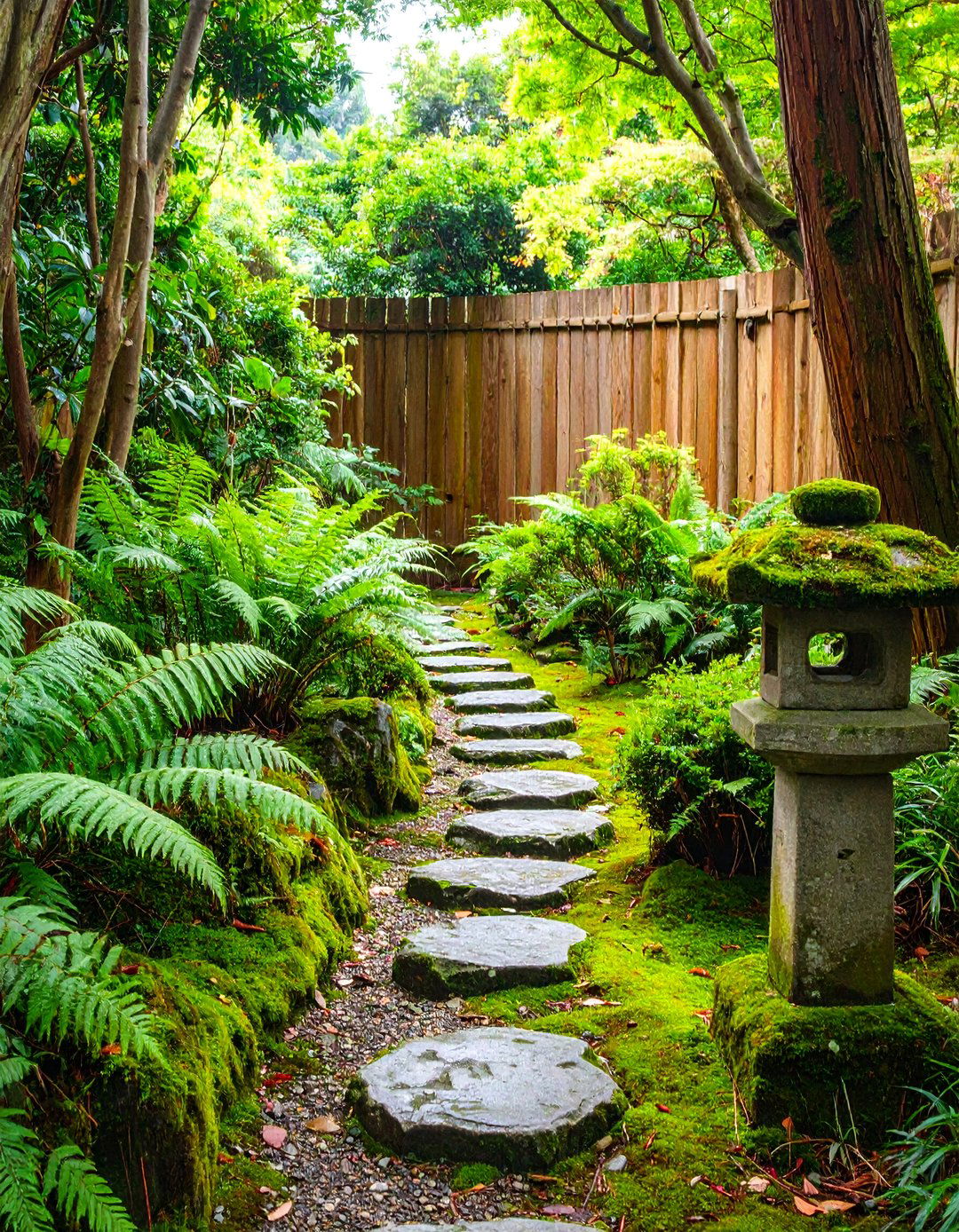 The Enclosed Tea Garden Path Roji - 30 low maintenance japanese garden design ideas