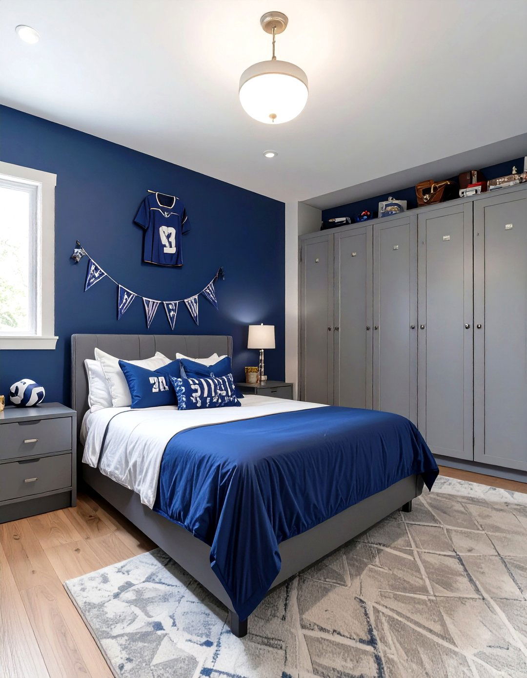 The Energetic Sports Fan Bedroom - 30 boys bedroom paint ideas