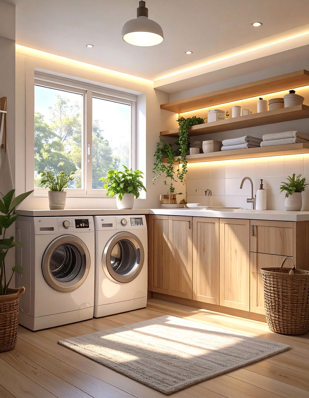 The Energy Efficient AI Utility Room - 30 ai lighting layout ideas