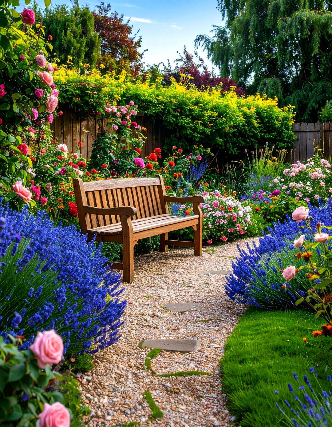 The English Cottage Garden - 30 how to design a garden ideas