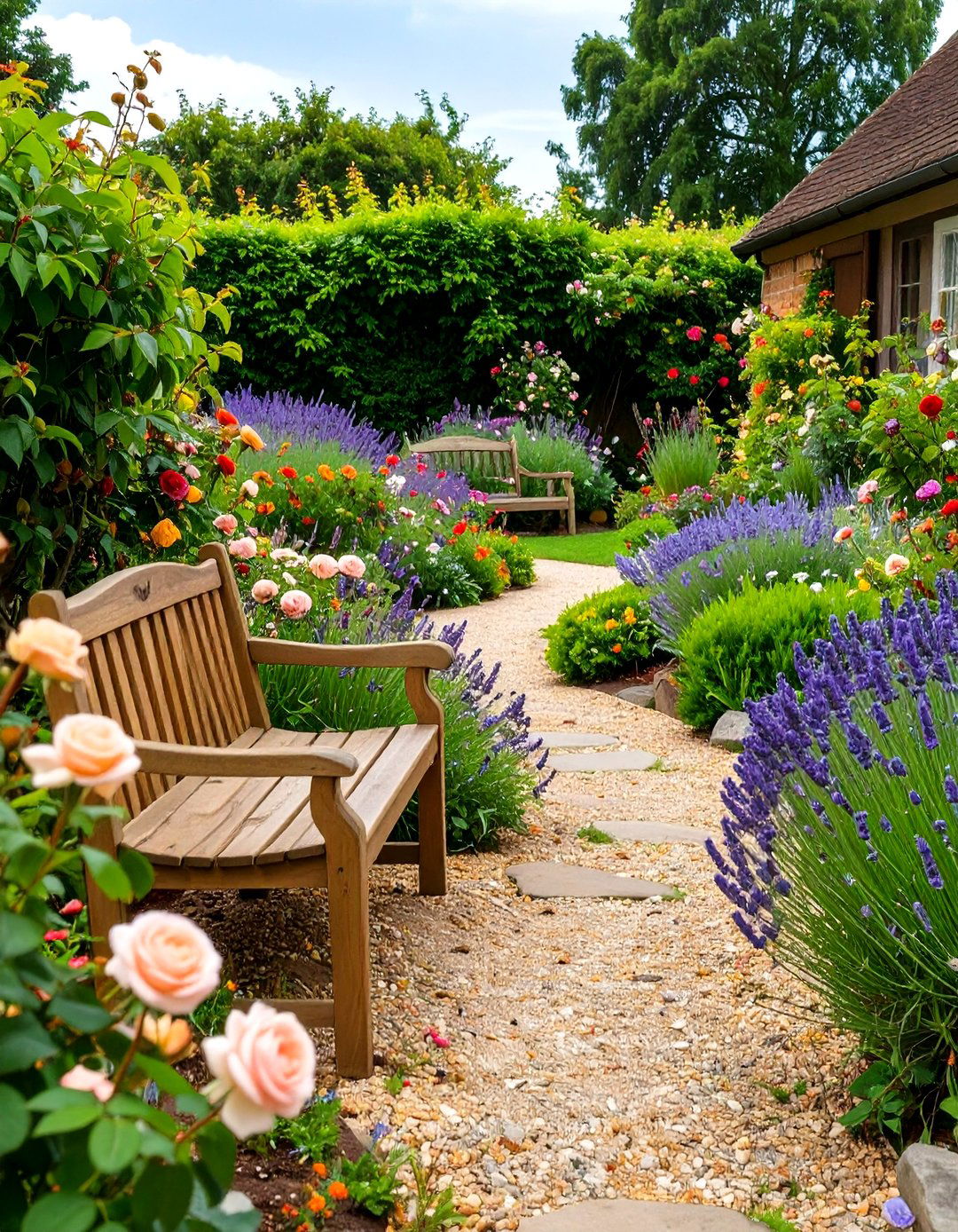 The English Cottage Garden Backyard - 30 backyard renovation ideas