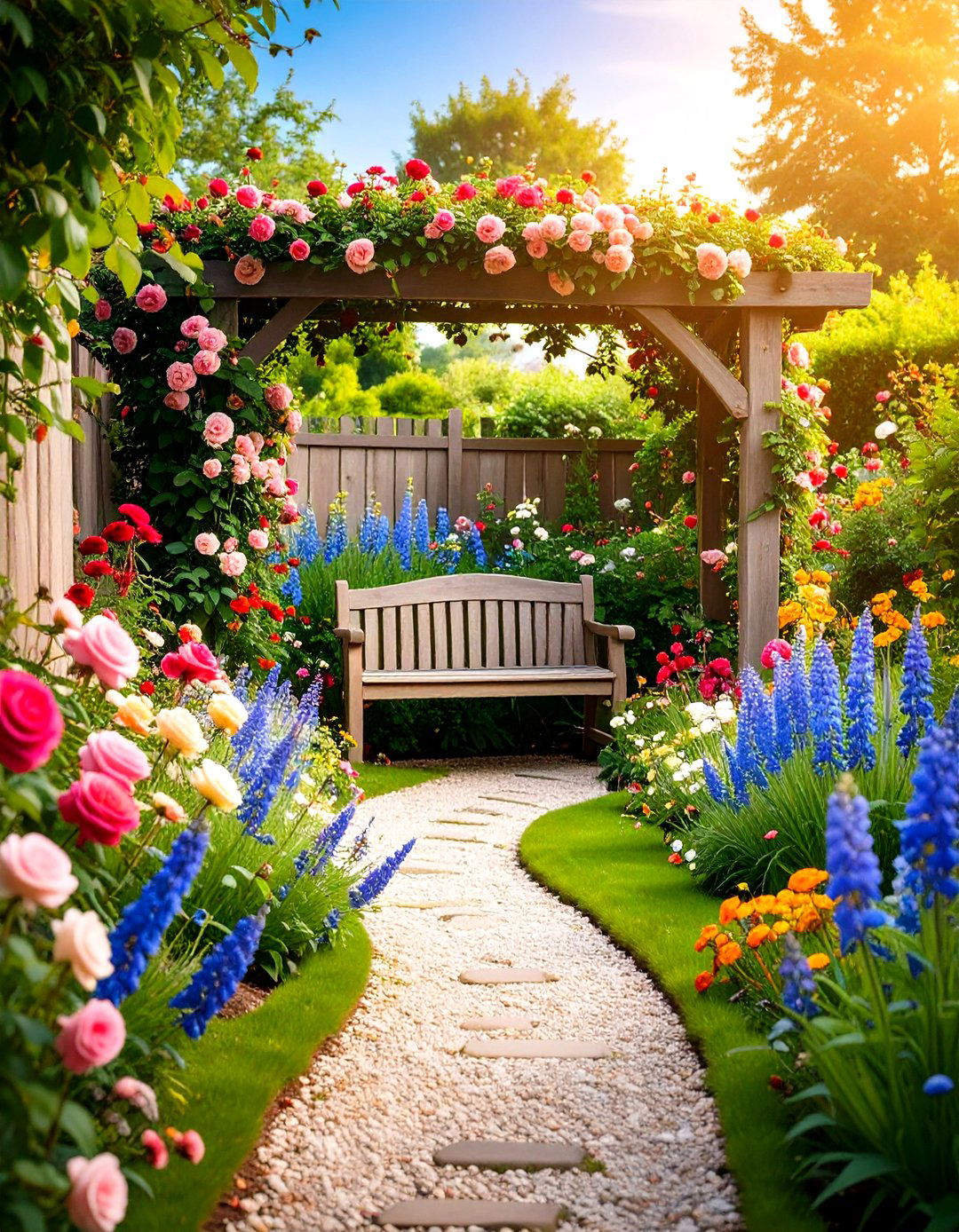 The English Cottage Garden Charm - 30 garden landscape ideas