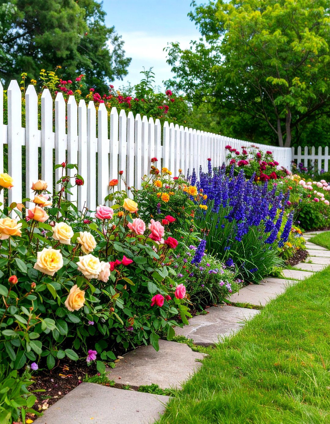 The English Cottage Garden Charm - 30 landscape design online ideas