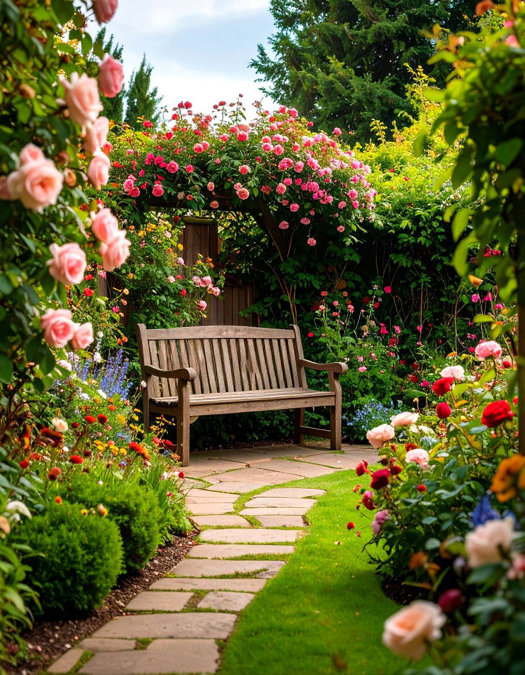 The English Cottage Garden Charm - 30 backyard ideas for small yards