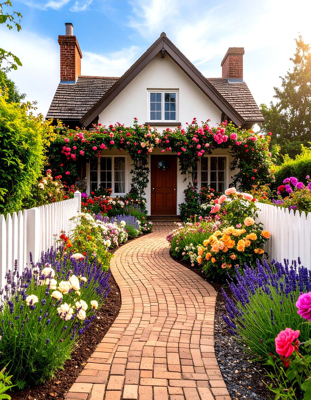 The English Cottage Garden Design - 30 landscape design and installation ideas