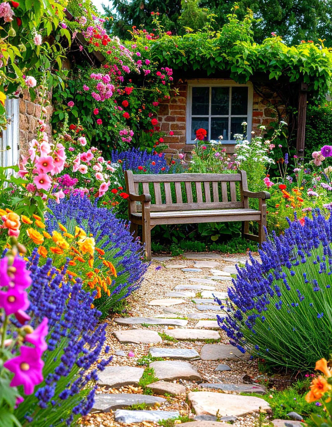The English Cottage Garden Layout - 30 garden layout ideas