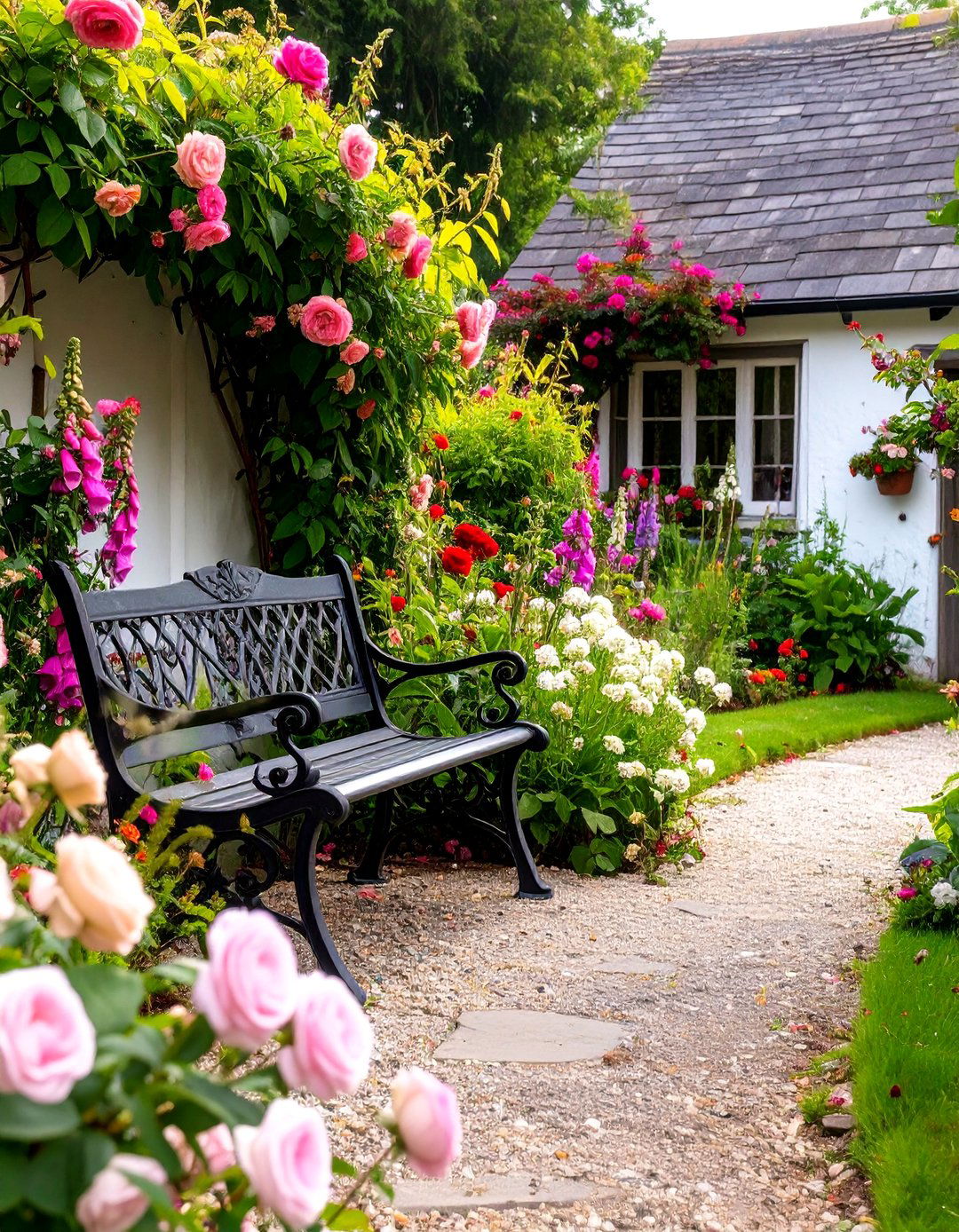 The English Cottage Garden Nook - 30 best ideas for outdoor living spaces