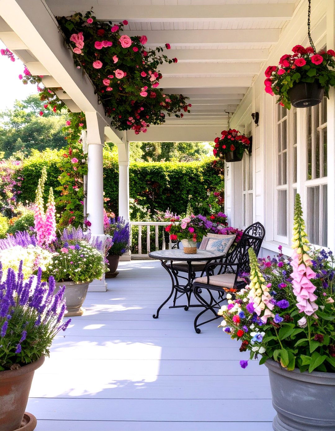 30 Long Front Porch Decorating Ideas for Your Home - We Love Home Blog