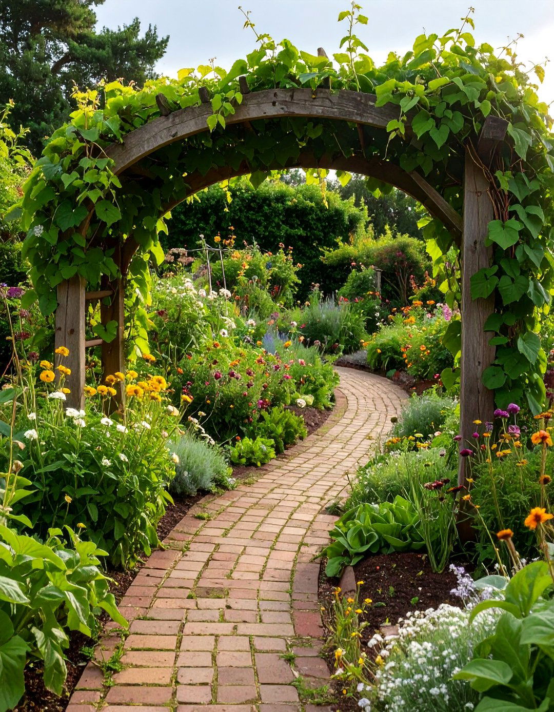 The English Cottage Garden Style - 30 backyard vegetable garden ideas