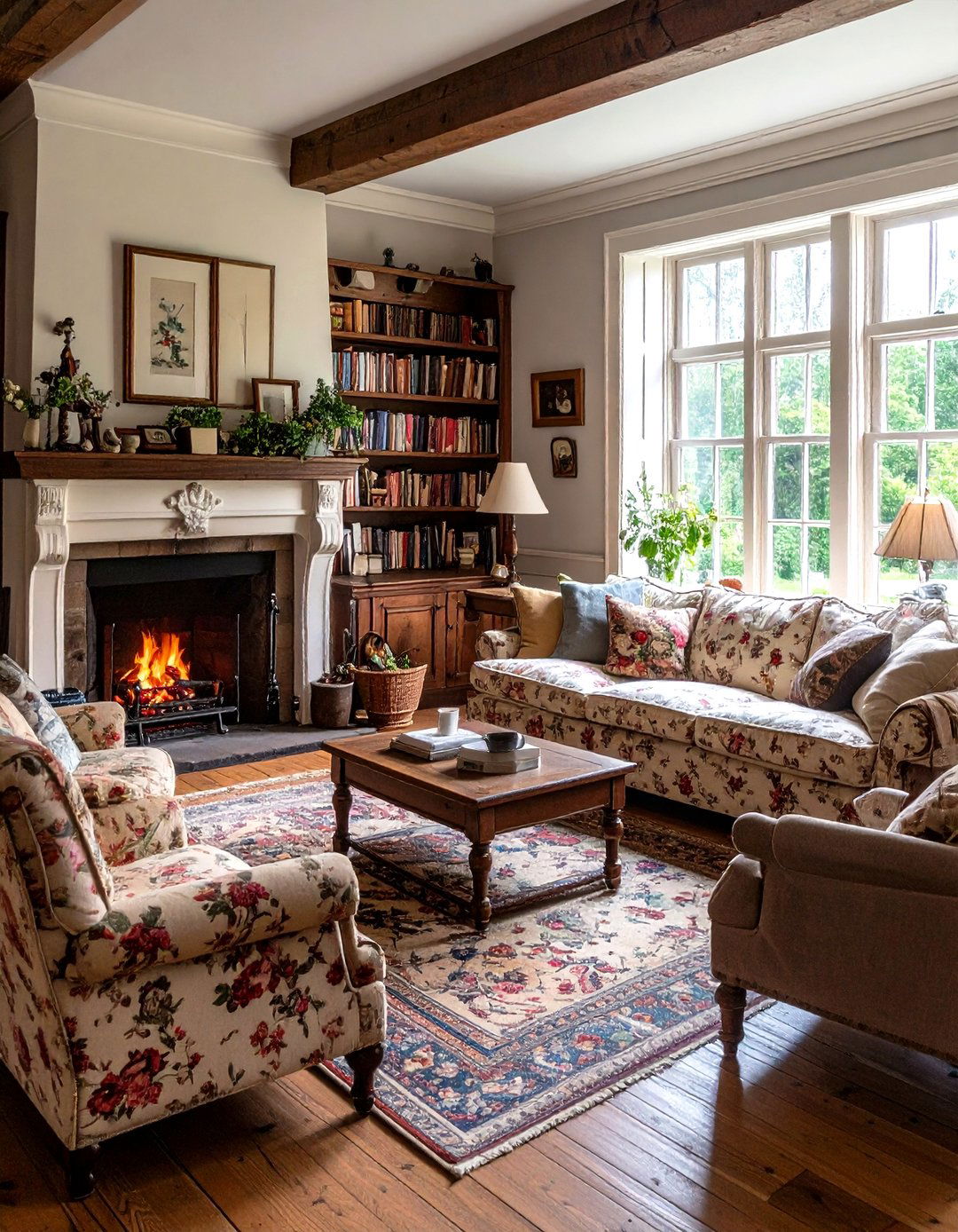 The English Cottage Living Room - 30 interior decor ideas for living room