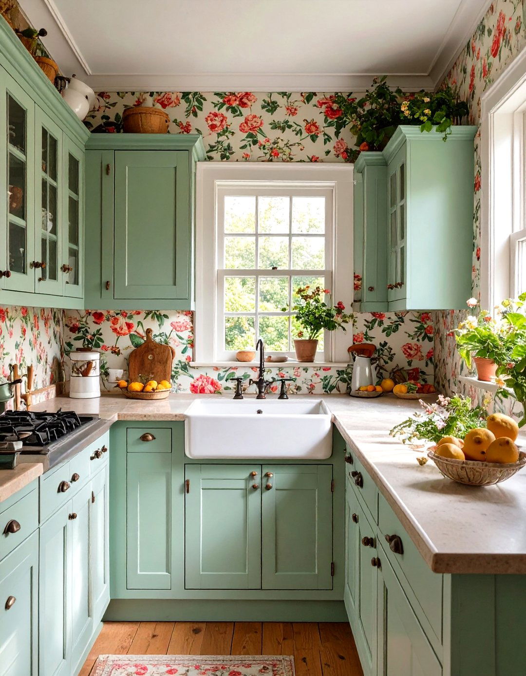 The English Country Garden Kitchen - 30 free kitchen design ideas