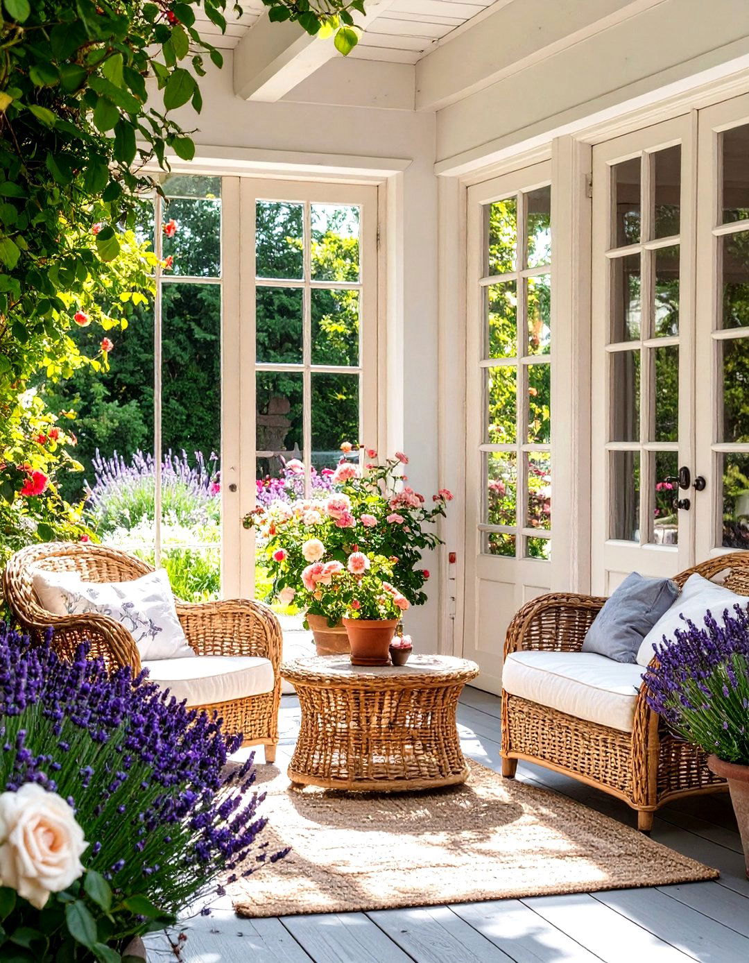 The English Country Garden Room - 30 deck enclosure ideas