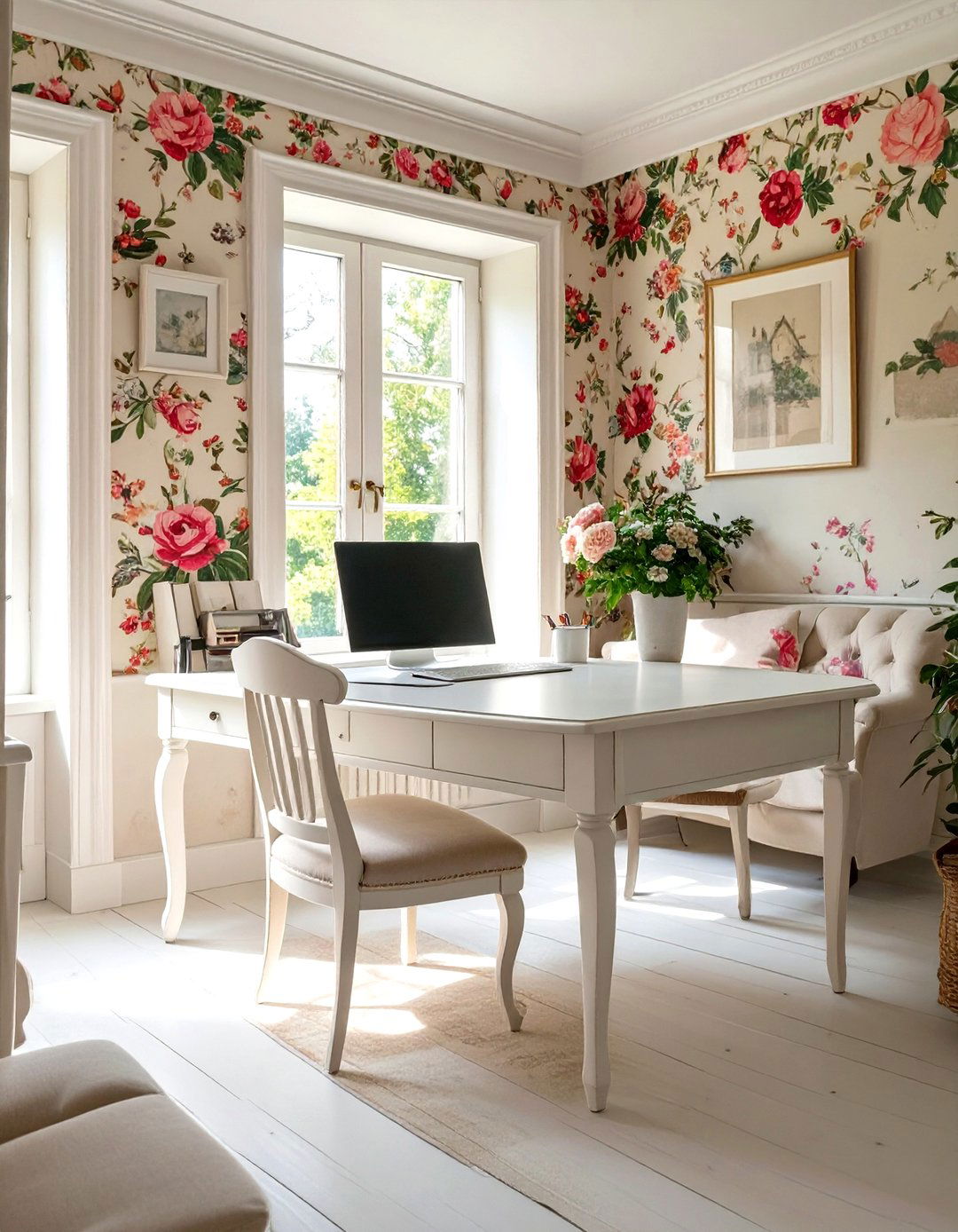 The English Countryside Cottage - 30 office decoration ideas for work