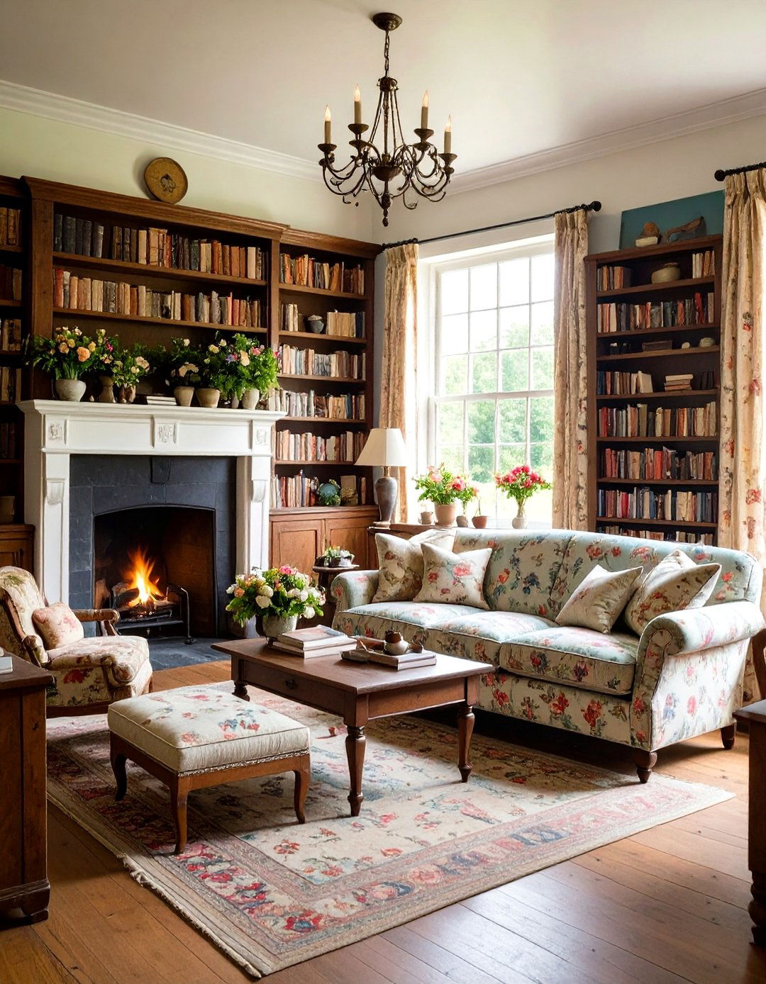 The English Countryside Family Room - 30 family room furniture ideas