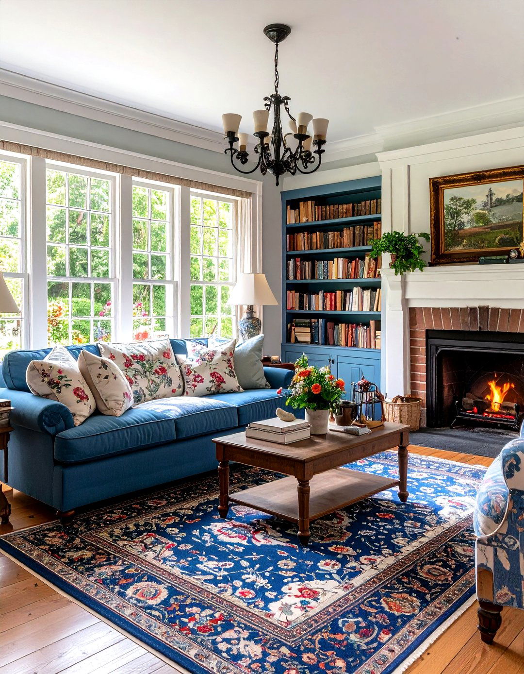 The English Countryside Family Room - 30 family room decorating ideas