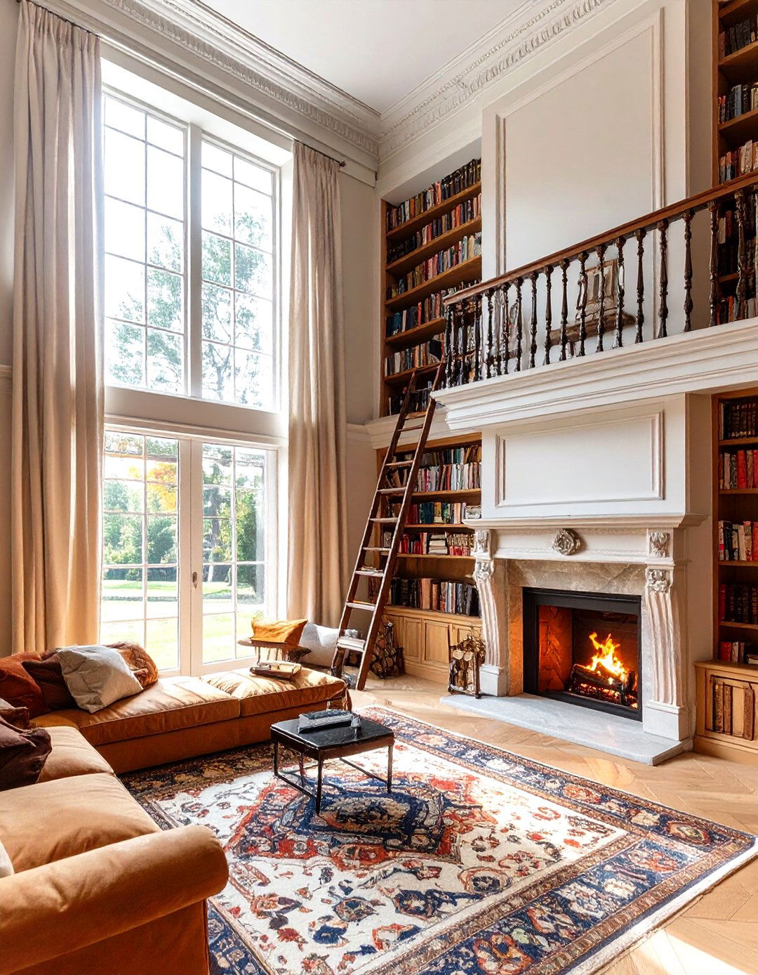The English Countryside Manor Library - 30 home design game ideas
