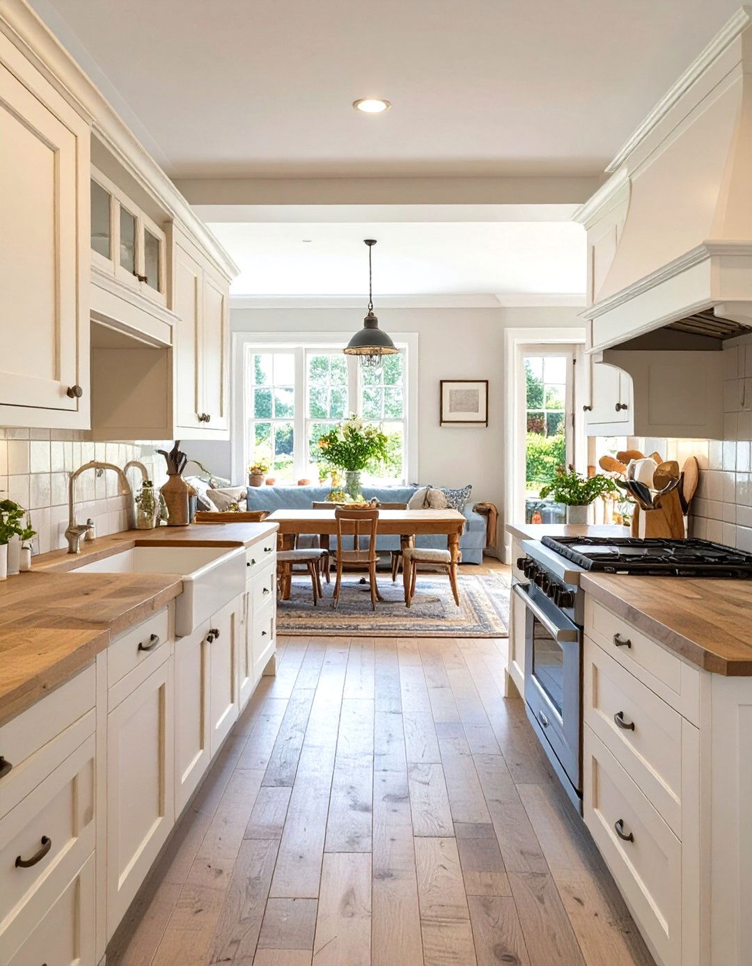 The English Countryside Open Kitchen - 30 open kitchen ideas