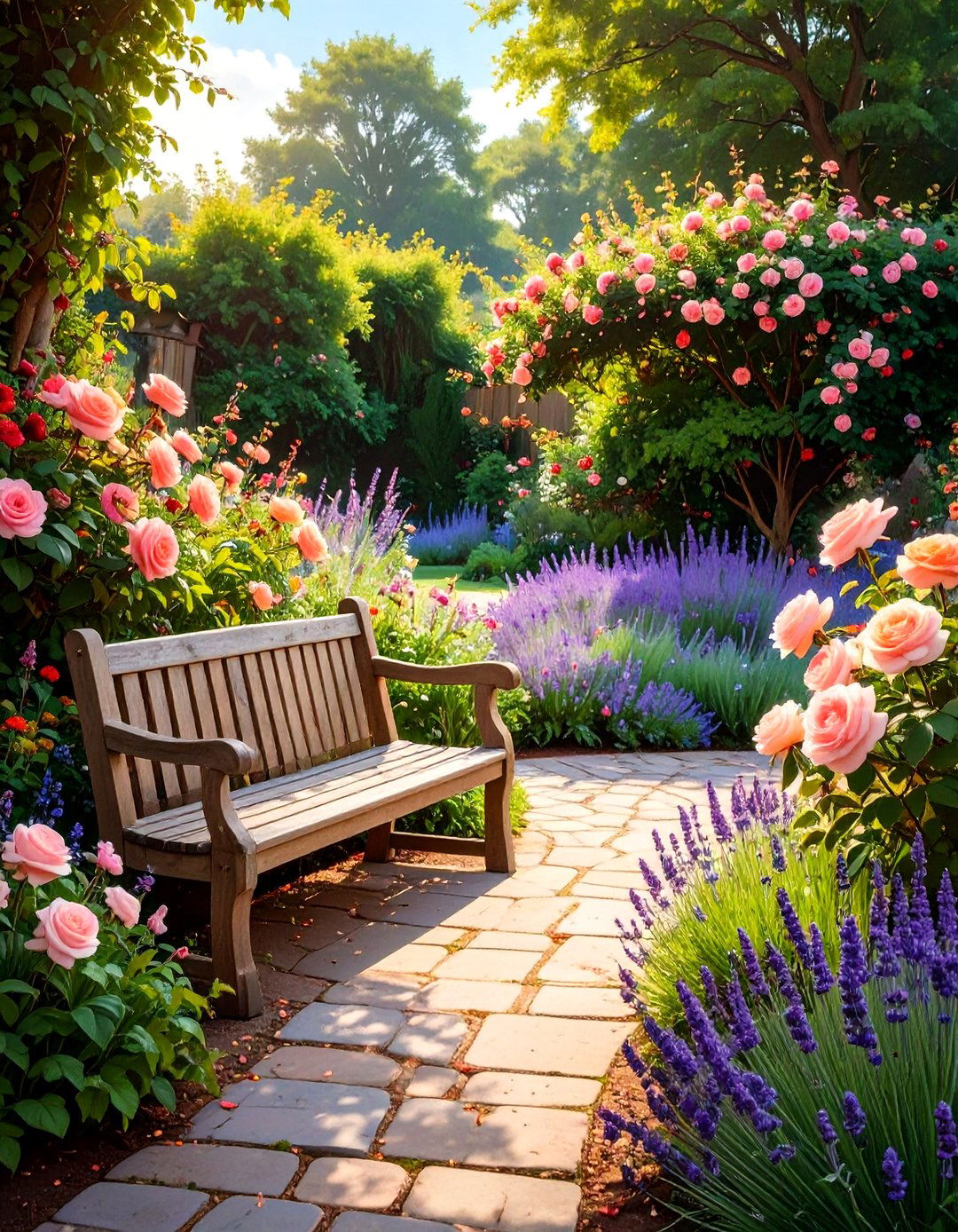 The English Garden Bench Retreat - 30 backyard seating ideas