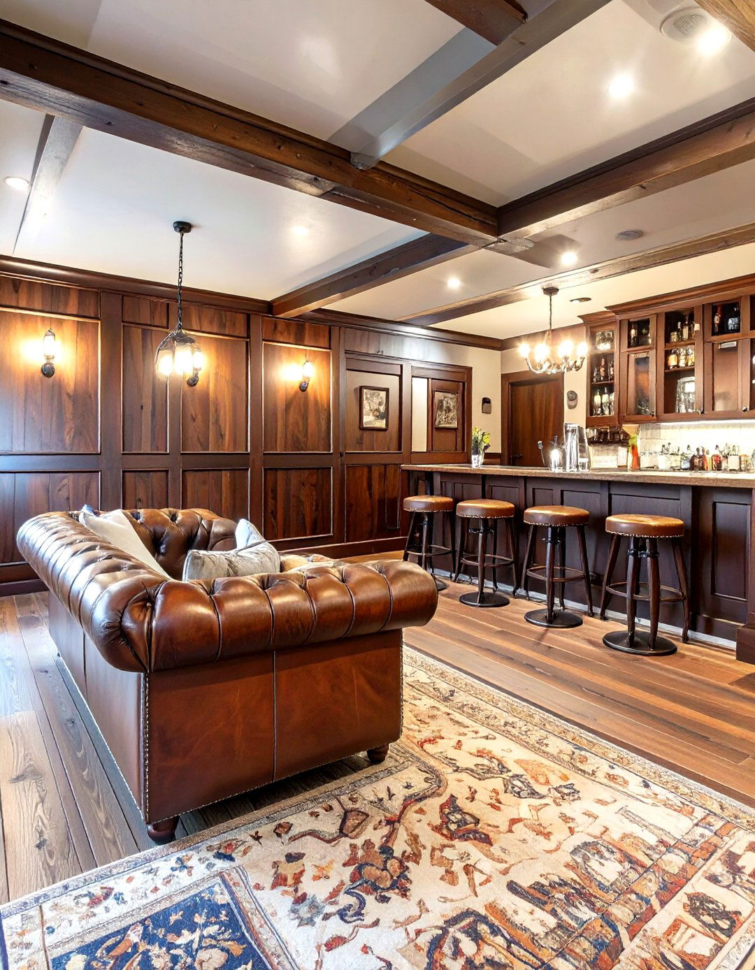 30 Cozy Basement TV Room Ideas for the Perfect Cinema - We Love Home Blog