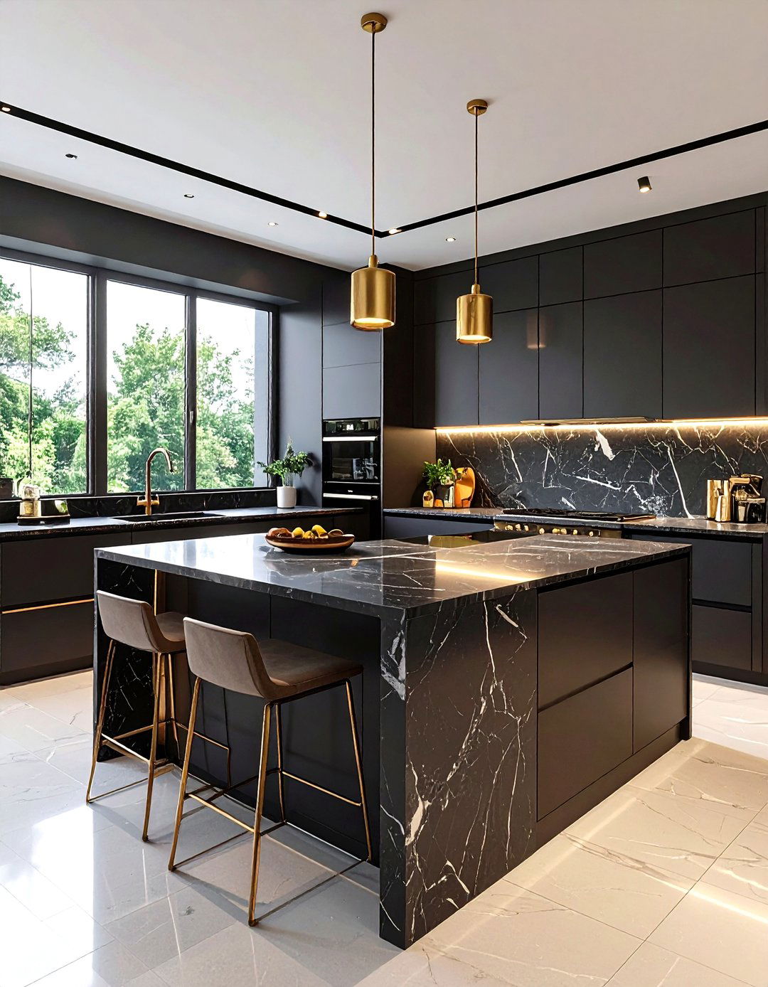 The Entertainers Double Kitchen Island - 30 kitchen layout ideas with island