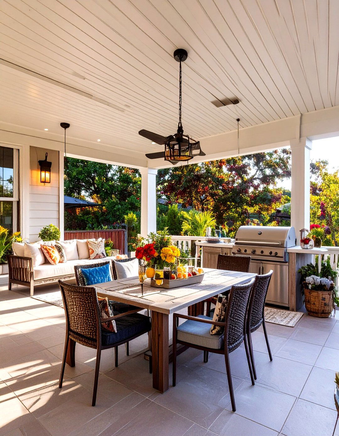 The Entertainers Dream Back Porch - 30 back porch decorating ideas