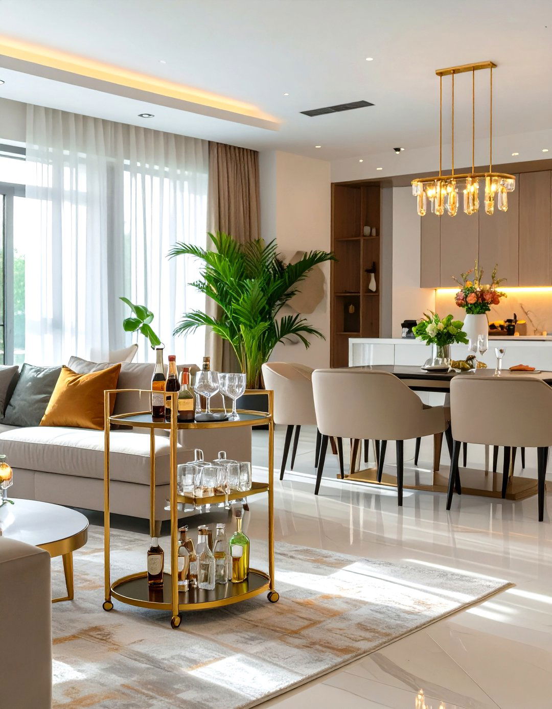 The Entertainers Dream with a Bar - 30 lounge dining room ideas