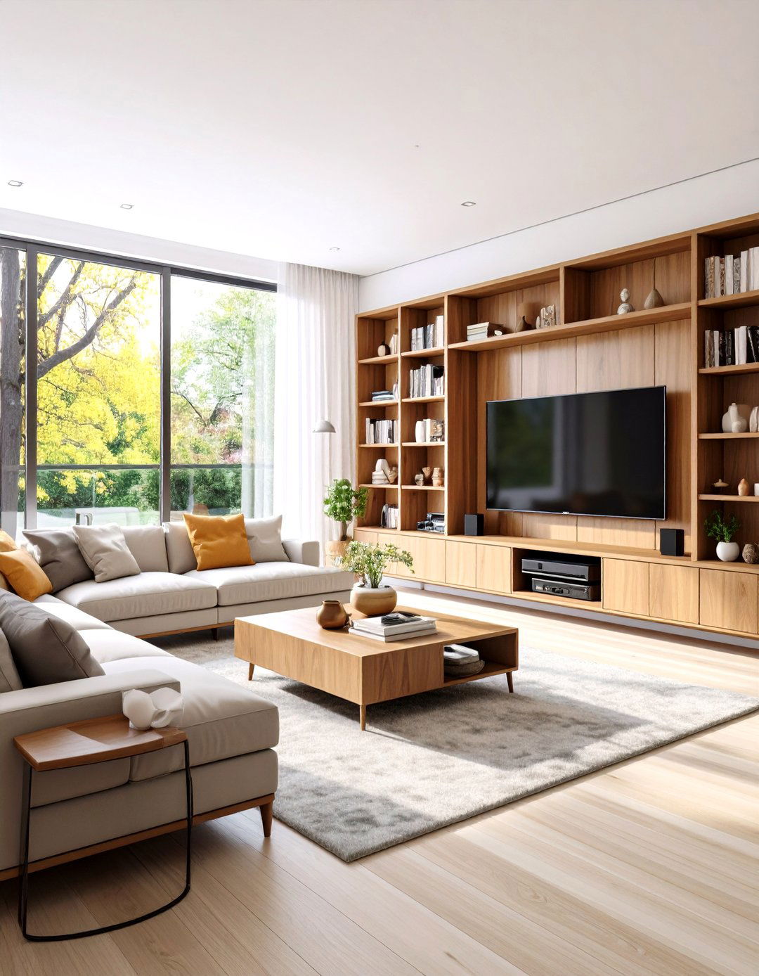 The Entertainment Center Wall Unit - 30 90s interior design ideas