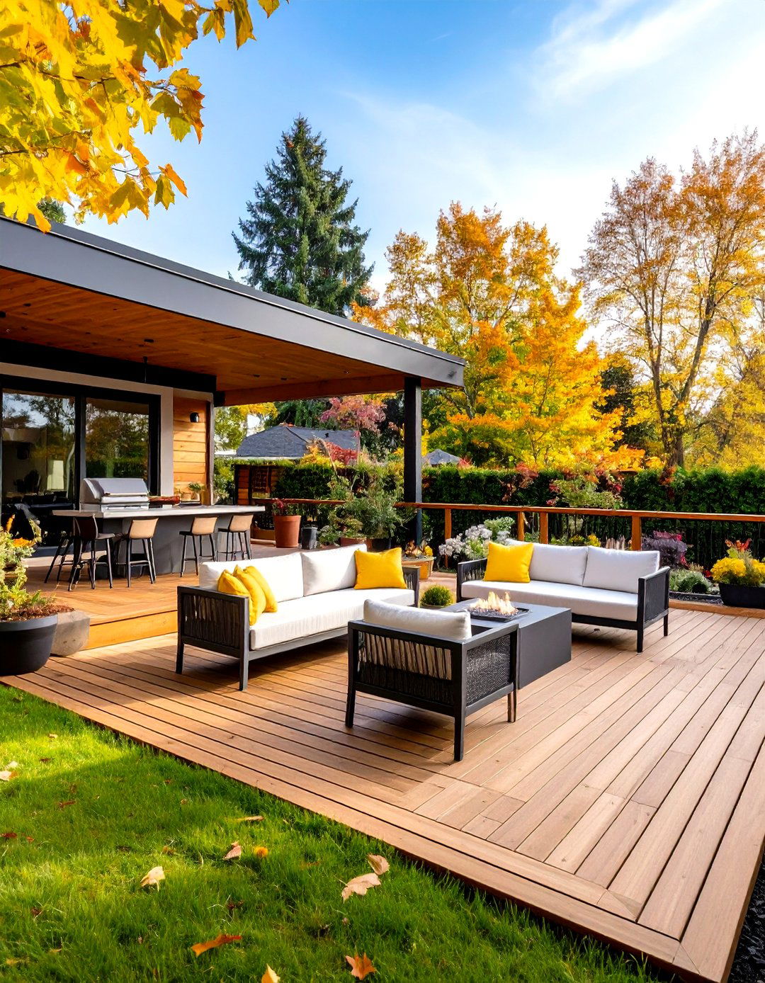 The Entertainment Hub Deck - 30 design a deck ideas