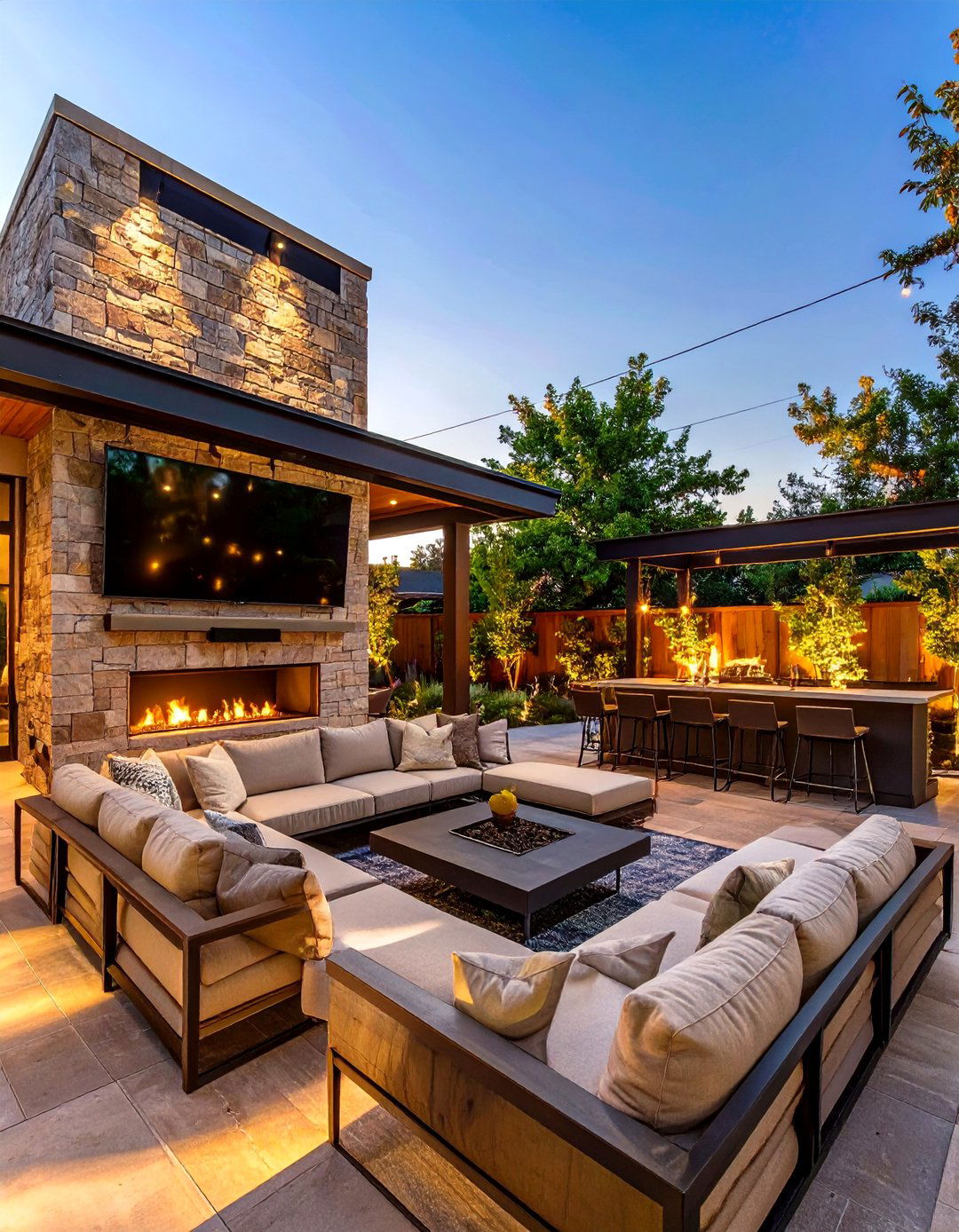 The Entertainment Hub Patio - 30 back patio designs