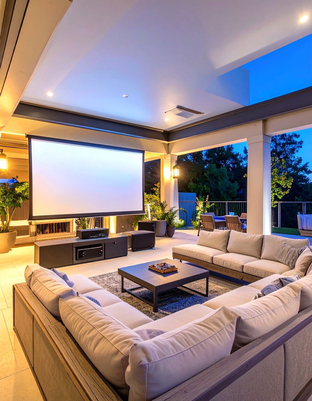 The Entertainment Ready Media Room - 30 attached covered patio ideas