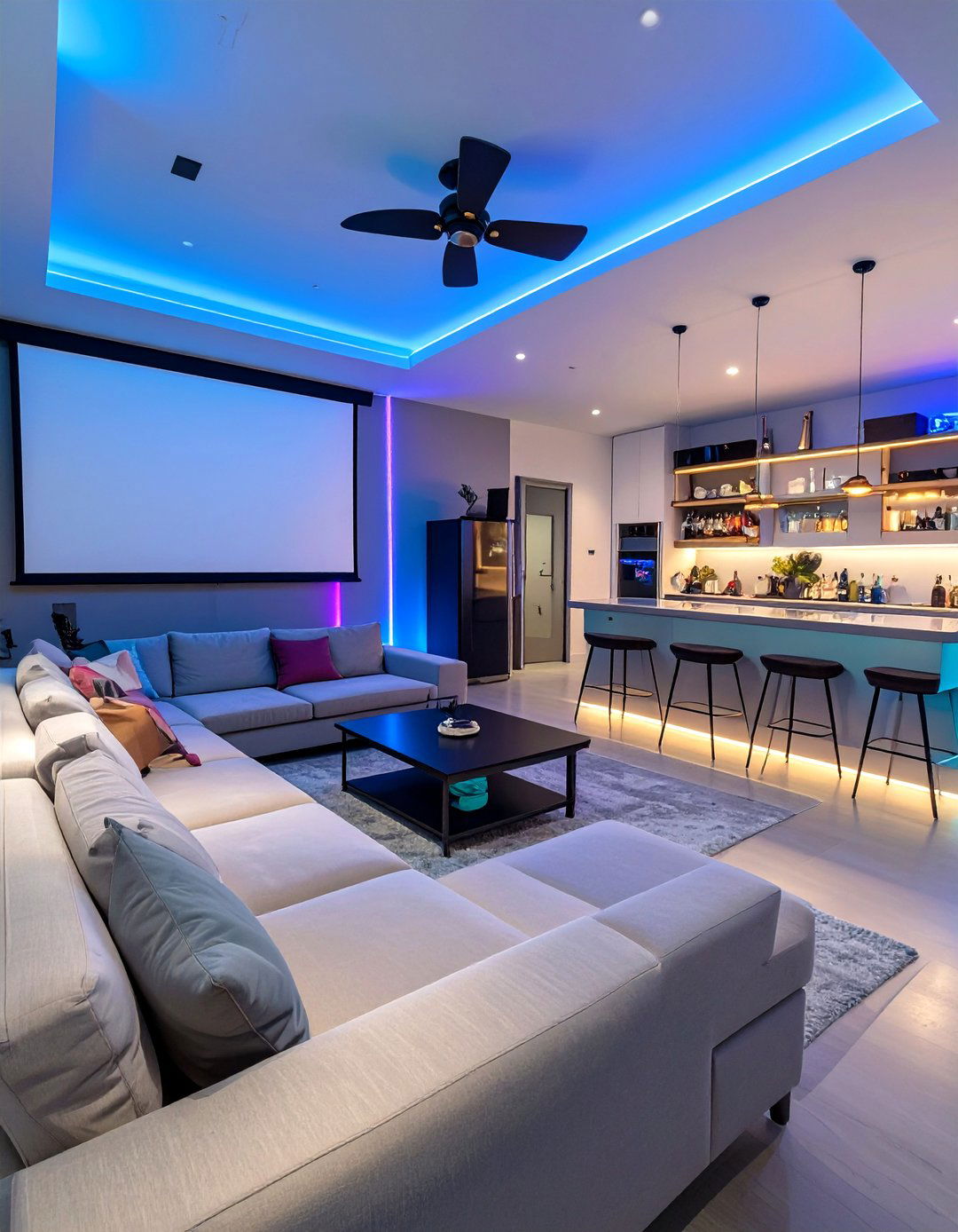 The Entertainment and Game Room Hub - 30 garage apartment ideas