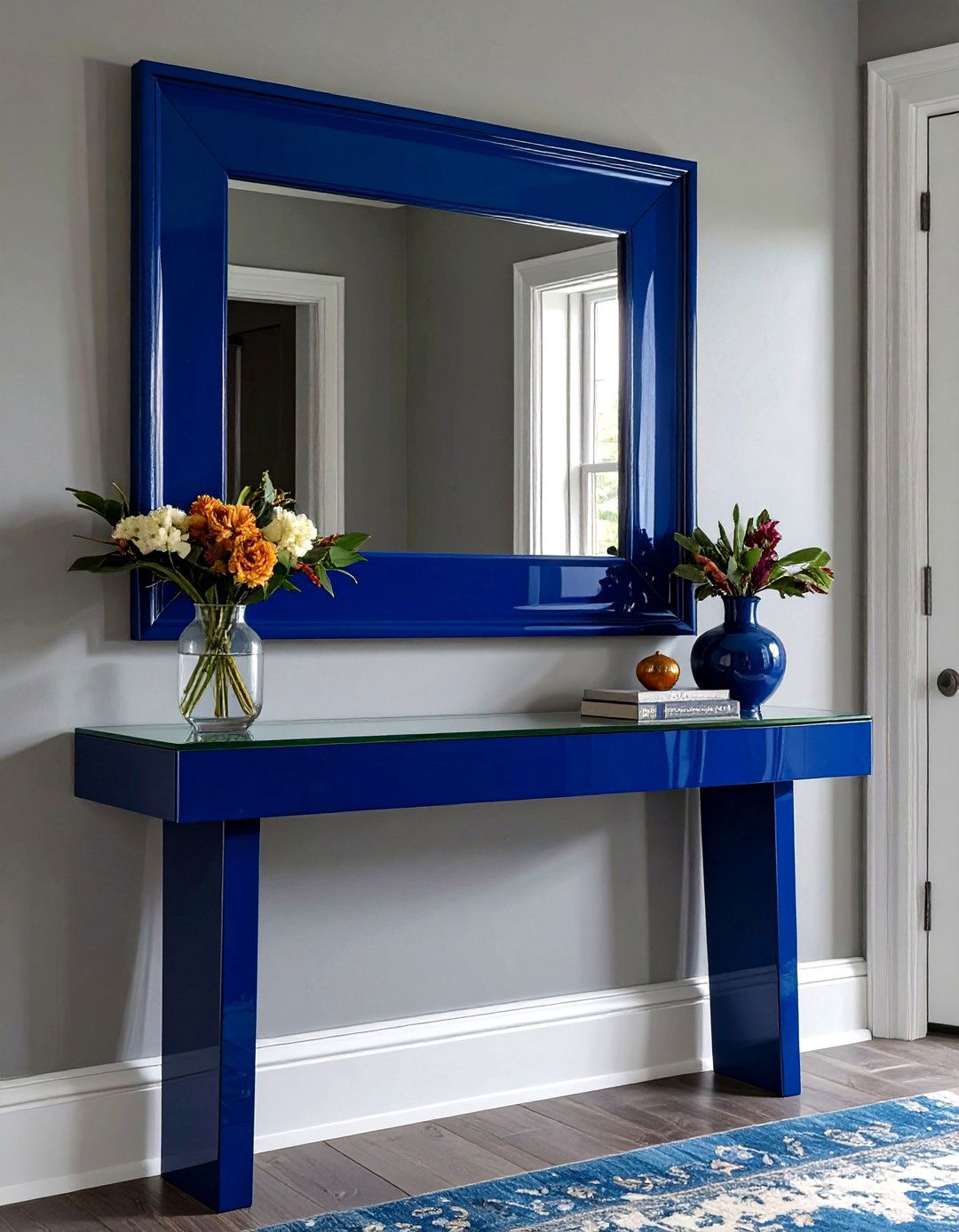 The Entryway Mirror with a Statement Frame - 30 modern entryway mirror ideas