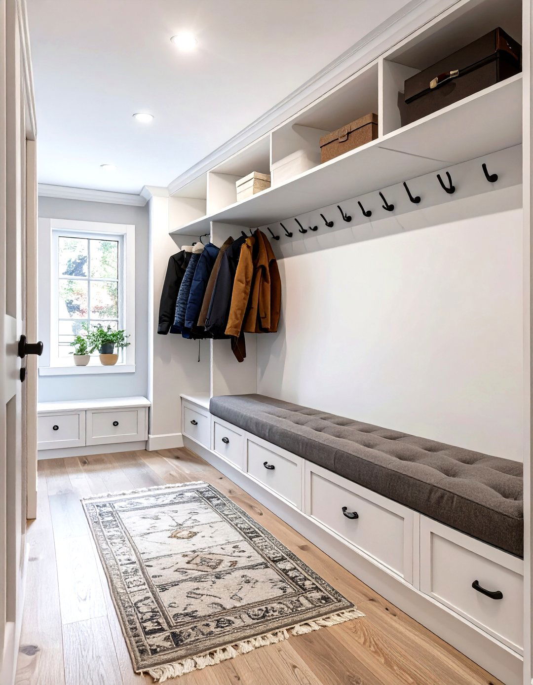 The Entryway Open Closet - 30 open closet ideas