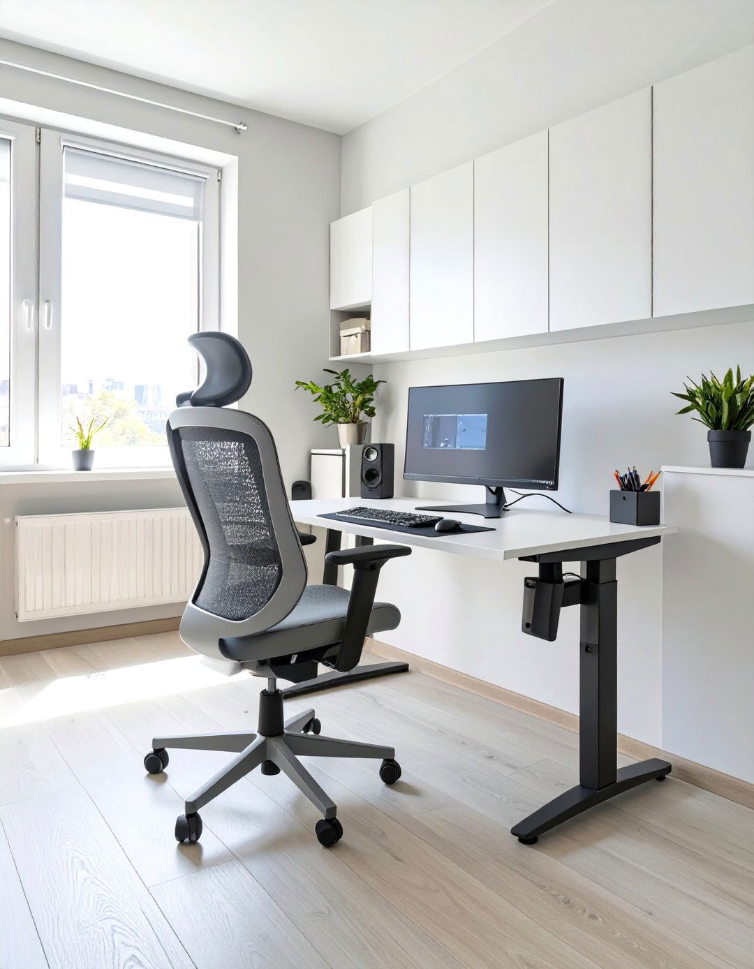 The Ergonomic Focus Small Office - 30 modern small office interior design ideas